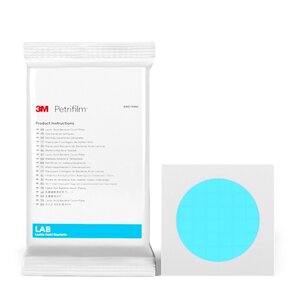 LAB แผ่นเพลทอาหารเลี้ยงเชื้อสำเร็จรูป สำหรับทดสอบเชื้อแบคทีเรียผลิตกรดแลคติก 3M™ Petrifilm™