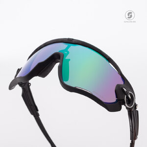 OAKLEY OO9290-79 JAWBREAKER Matte Black Camo Road Jade