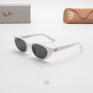 Ray-Ban RB4457D 667287 White Dark Grey