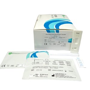 ชุดตรวจหาสารเสพติดชนิดกัญชาในปัสสาวะ ชนิดตลับทดสอบ (ACRO THC Rapid Test Cassette (Urine))