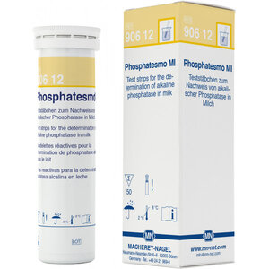 Phosphatesmo MI 90612 กระดาษทดสอบฟอสฟาเทสในนม (สินค้าแช่เย็น)