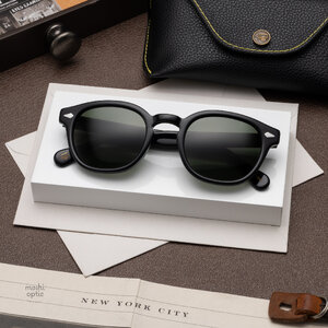 แว่นกันแดด Moscot Sun Lemtosh Black G-15