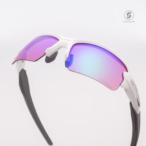 Oakley OO9271-10 Flak 2.0 (A) Polished White Prizm Golf