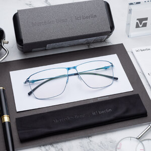 กรอบแว่น IC BERLIN MB07 Electric-Powder-Blue