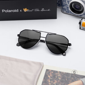 แว่นกันแดด Polaroid x What The Duck PLD6092/S 807M9 Black