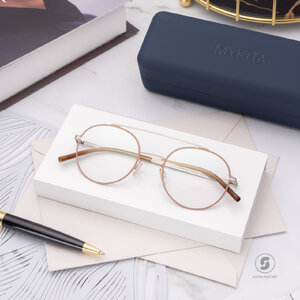แว่นสายตา MYKITA ALMETA 572 Matte Silver Noisette Brown