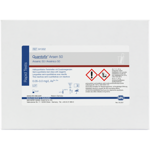 QUANTOFIX® Arsenic 50 91332 กระดาษทดสอบสารหนู 50