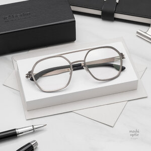 กรอบแว่น IC BERLIN Cerium Shiny Graphite