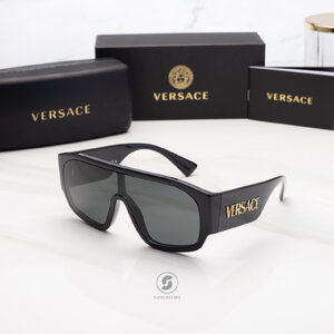 แว่นกันแดด Versace Logo Aviator VE4439 GB1/87
