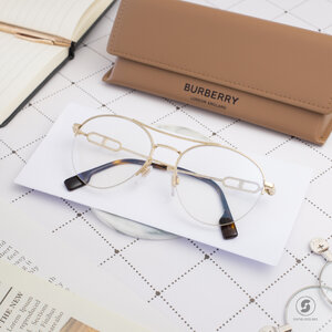 BURBERRY MARTHA BE1354 1320 Light Gold / Havana