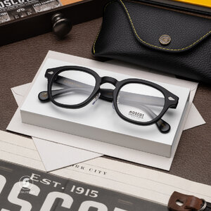 แว่นสายตา Moscot Lemtosh Col. Matte Black (Asian Fit with Nose Pad)