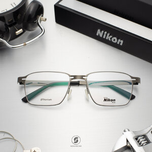 NIKON Frame SEAMLESS COLLECTION NP0008 093 Shiny Dark Gunmetal