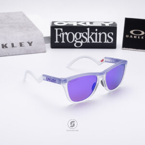 OAKLEY Frogskins Hybrid OO9289-01 Matte Lilac Prizm Clear Violet