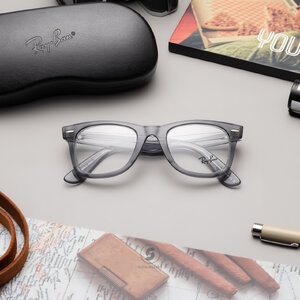 Ray-Ban Wayfarer Ease RX4340V 8225 Transparent Grey