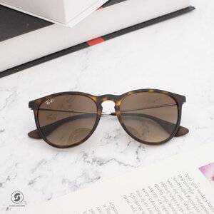 RayBan Erika RB4171F 865/13 Rubberized Havana/Gunmetal Round