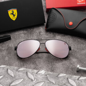 Ray-Ban RB8331M F002H2 Ferrari Collection Black Polarized