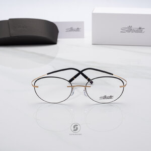 กรอบแว่น Silhouette TMA - The Icon. Accent Rings 5518/FZ 7531