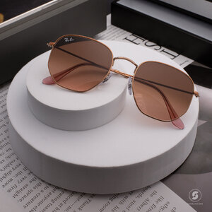 Ray Ban RB3548N Hexagonal 9069A5 Copper