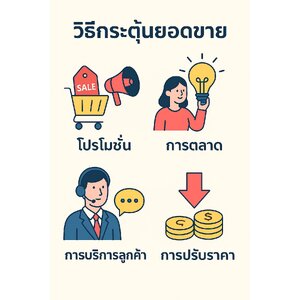 วิธีกระตุ้นยอดขายให้พุ่งทะยานอย่างมืออาชีพ