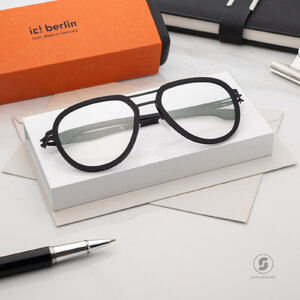 กรอบแว่น IC BERLIN Elliot Black HD Rough Black