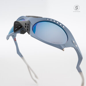 OAKLEY Plantaris OO9437-04 Matte Stonewash Prizm Deep Water Polarized