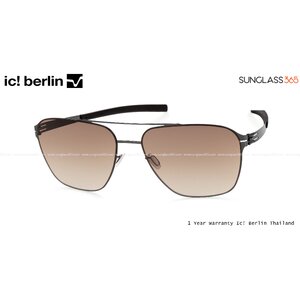 แว่นกันแดด IC BERLIN Jonathan I. Large Gun-Metal