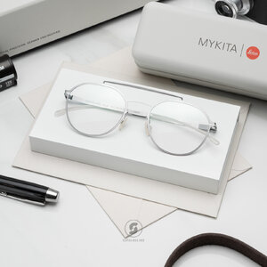 แว่นสายตา MYKITA LEICA ML07 C544 Silver Leica Red
