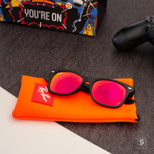 Ray Ban RJ9052SF 100S6Q MATTE BLACK Red Multilayer