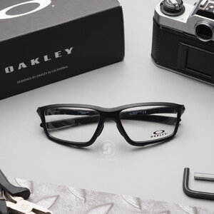 Oakley OX8080-07 ROSSLINK ZERO SATIN BLACK Clear
