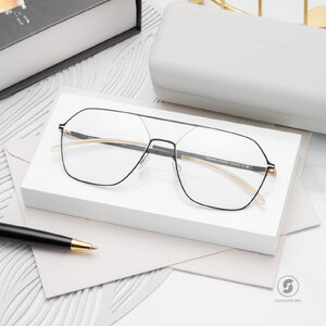 แว่นสายตา MYKITA JELVA Gold Jet Black