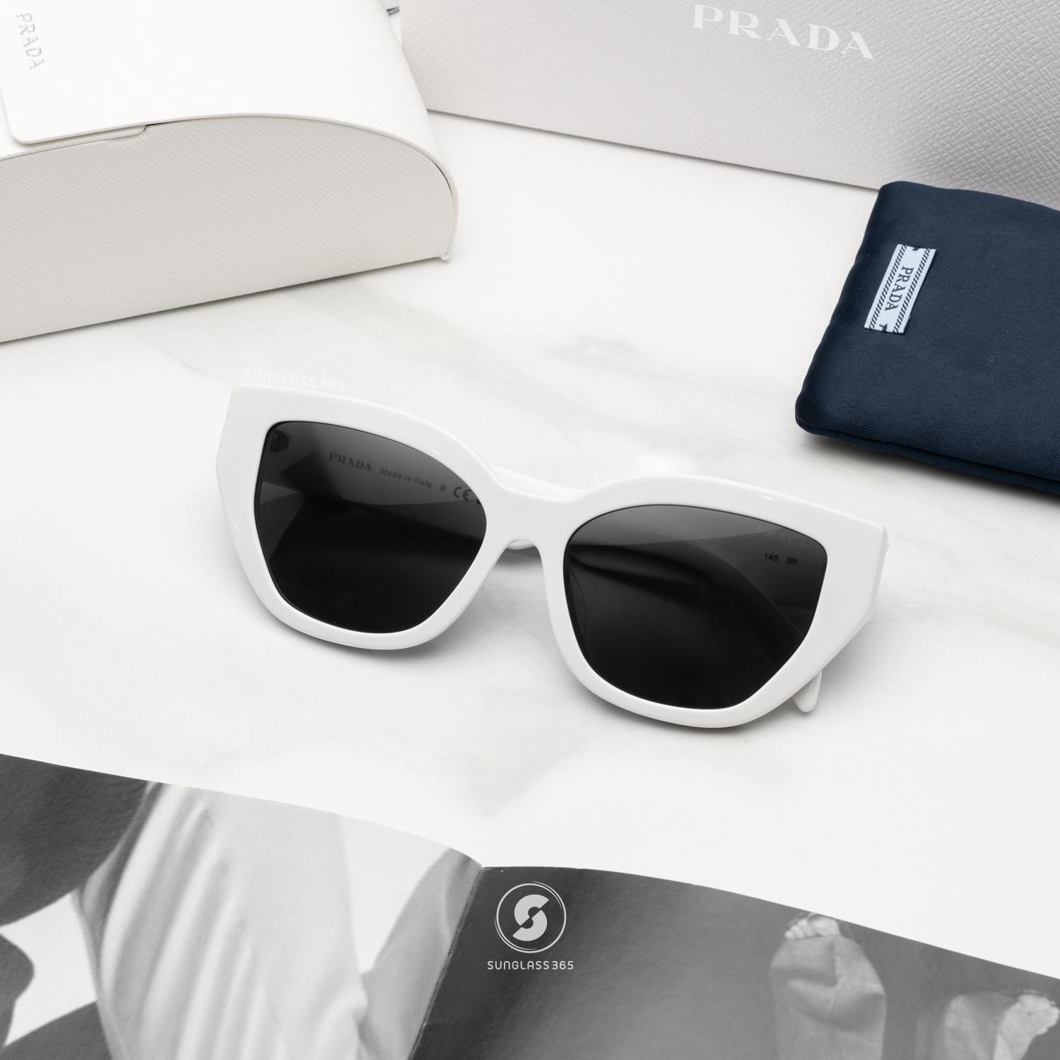 PRADA PRA09SF 1425S0 Talc