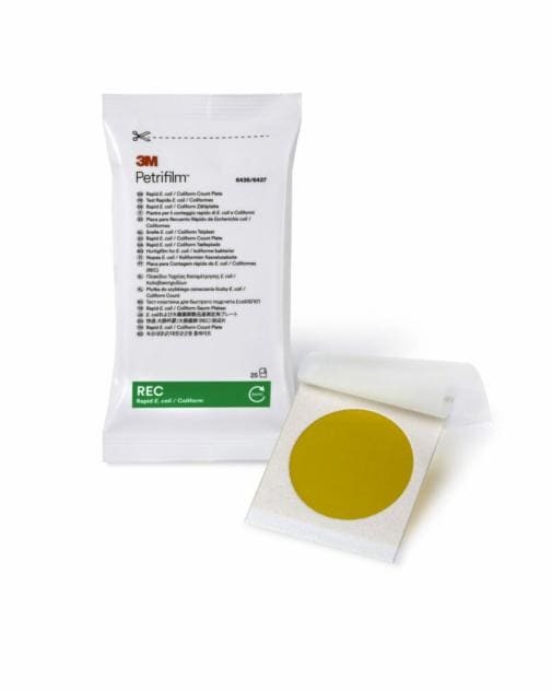 REC แผ่นอาหารเลี้ยงเชื้อสำเร็จรูปแบบรวดเร็วสำหรับ E. coli/Coliform 3M™ Petrifilm™