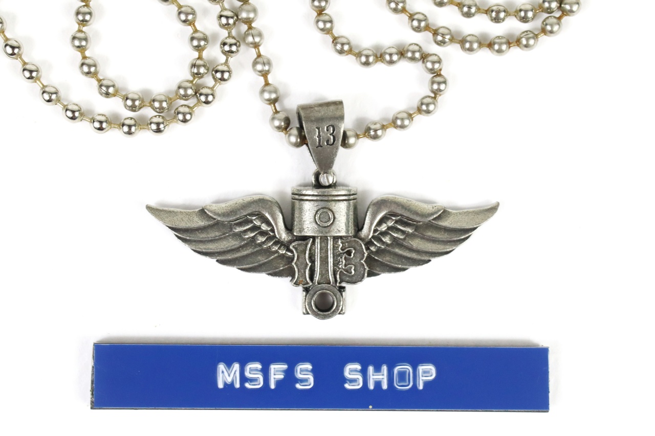 สร้อยโลหะ LUCKY 13 Winged Piston Necklace - มือสอง