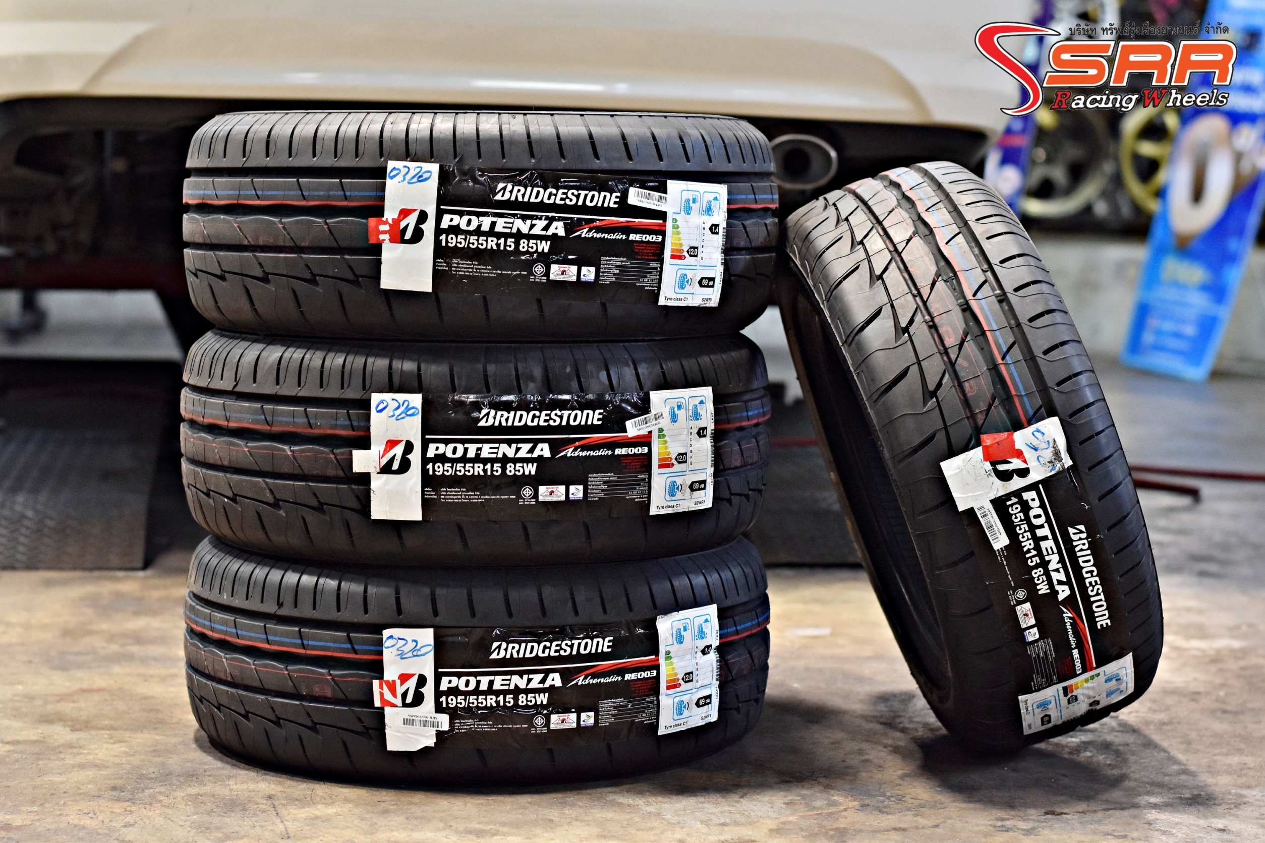 BRIDGESTONE RE003 195/55R15 ปี20
