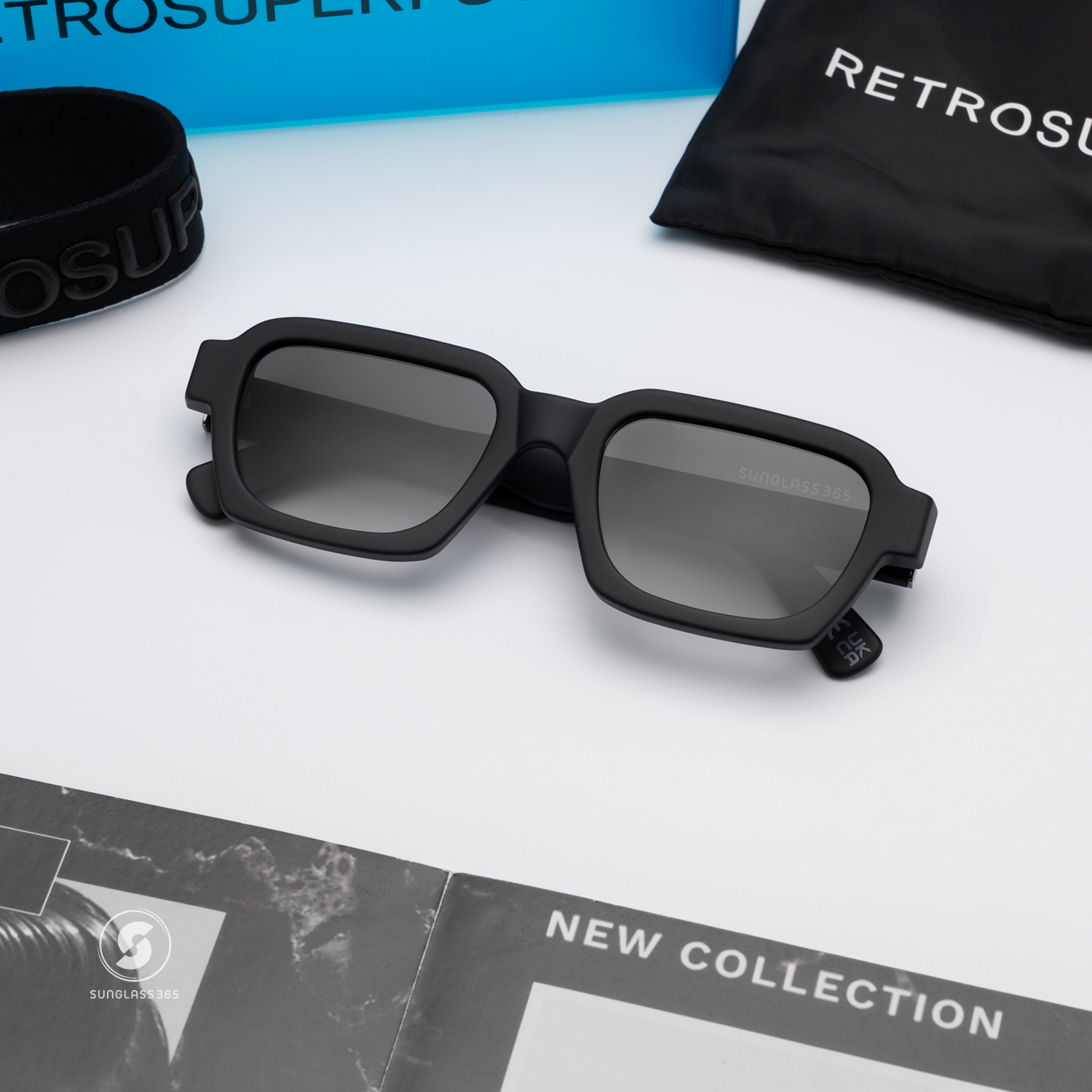 แว่นกันแดด SUPER SP BAJ Caro Limited Edition Black P04