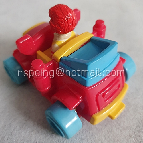 แมคโดนัลด์ แฮปปี้ มีล ทอยส์ McDonald's Happy Meal Toys : Ronald McDonald กับรถดับเพลิงสีแดง