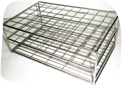 Test tube rack stainless