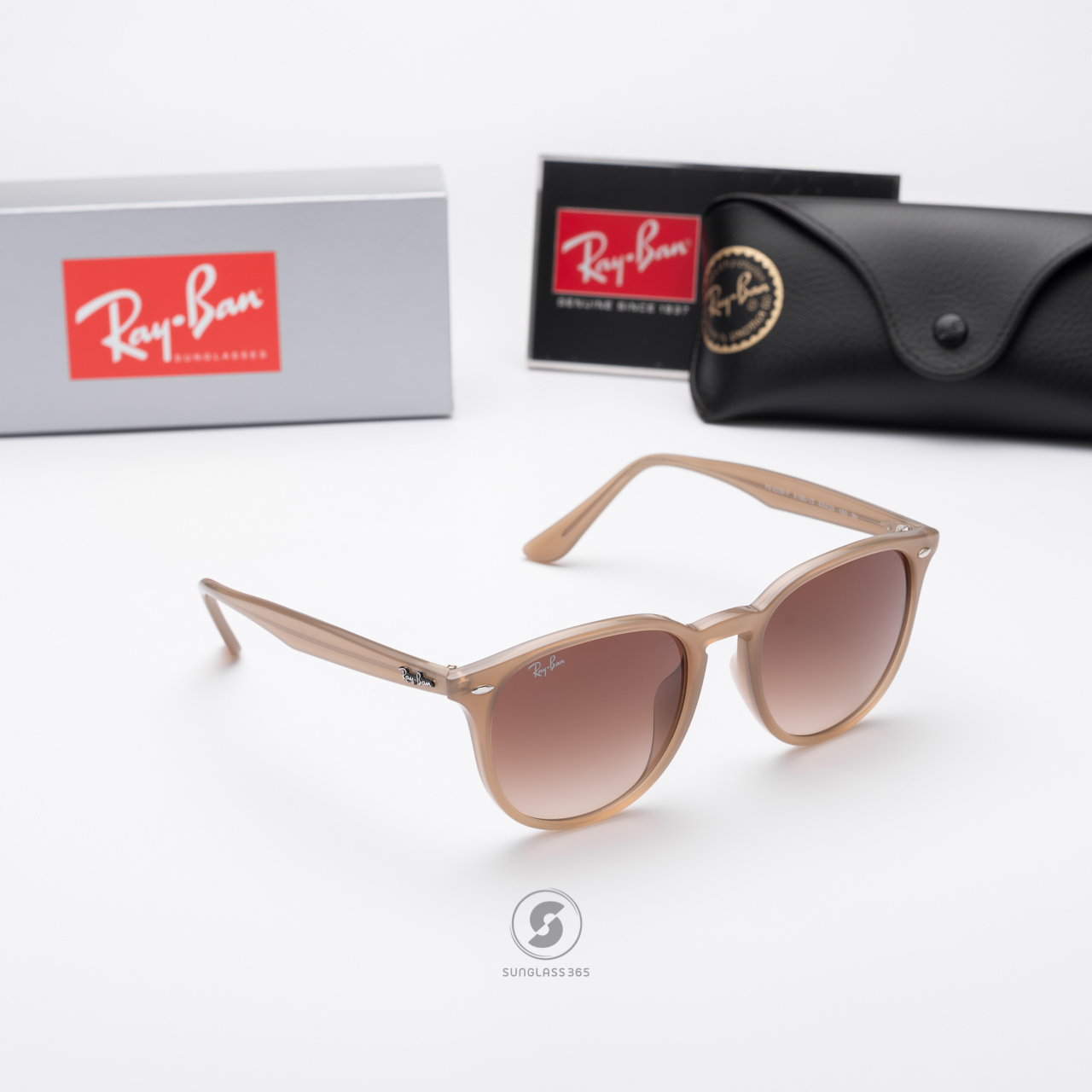 Ray Ban Round RB4259F 616613 Beige Brown Gradient