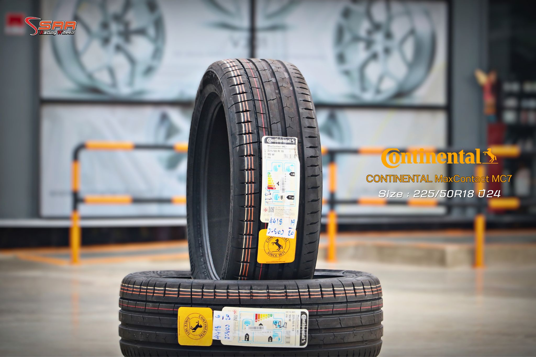 CONTINENTAL CONTACT MC7 ขนาด 225/50R18 ปี2024