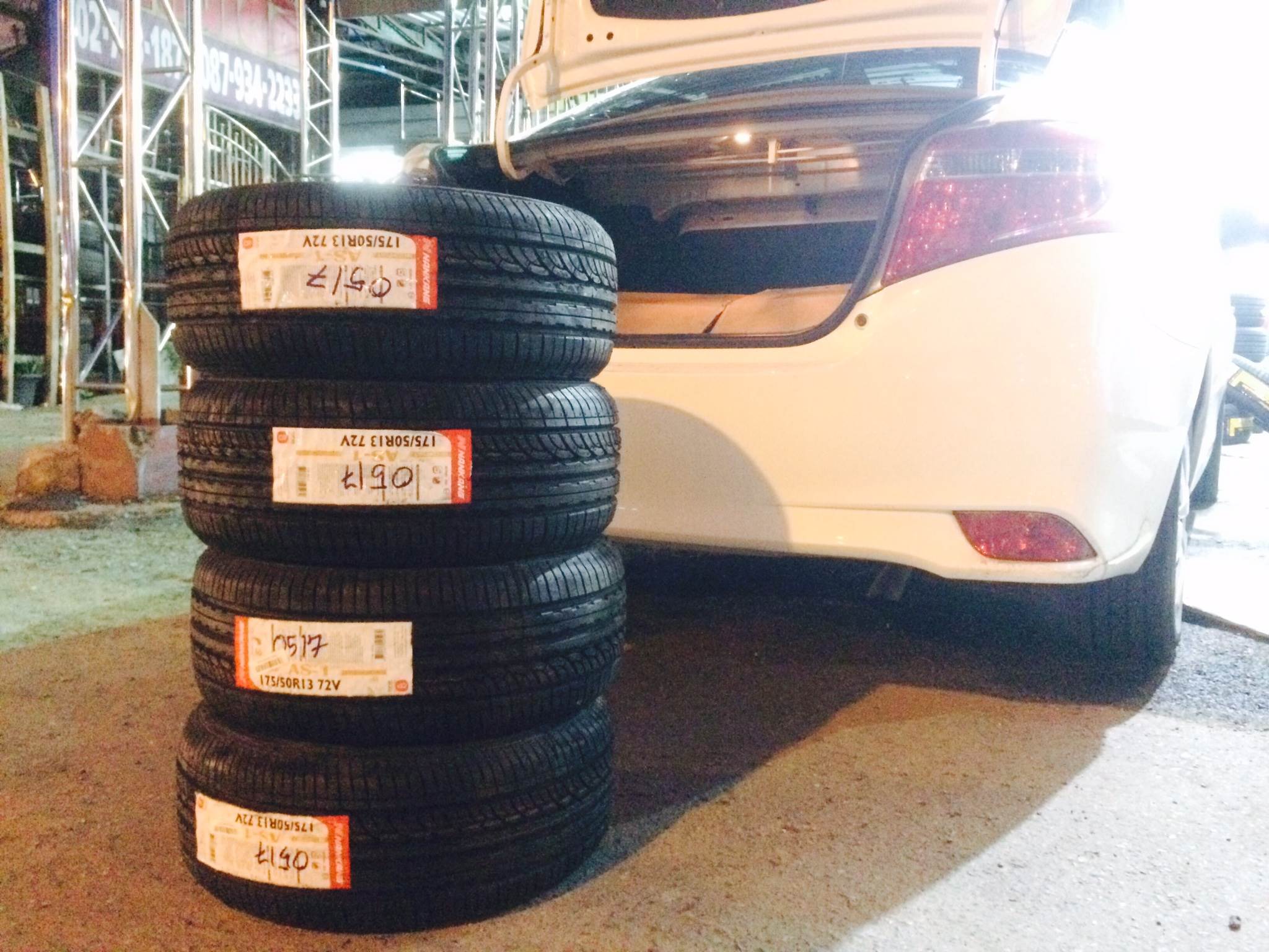ยางใหม่ NANKANG AS1 175/50-13 ปี17