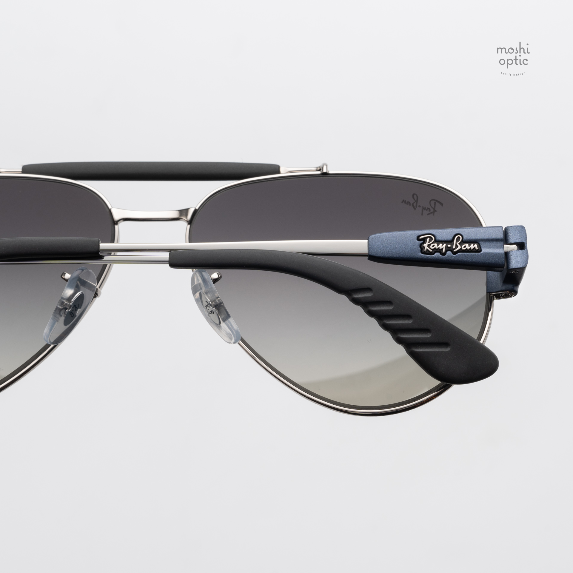 Ray-Ban RB3762M F12311 Polished Silver