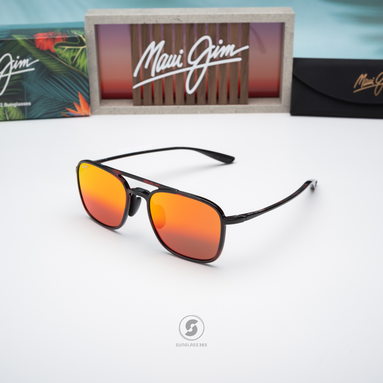 แว่นกันแดด Maui Jim KEOKEA MJ RM447 04T Hawaii Lava