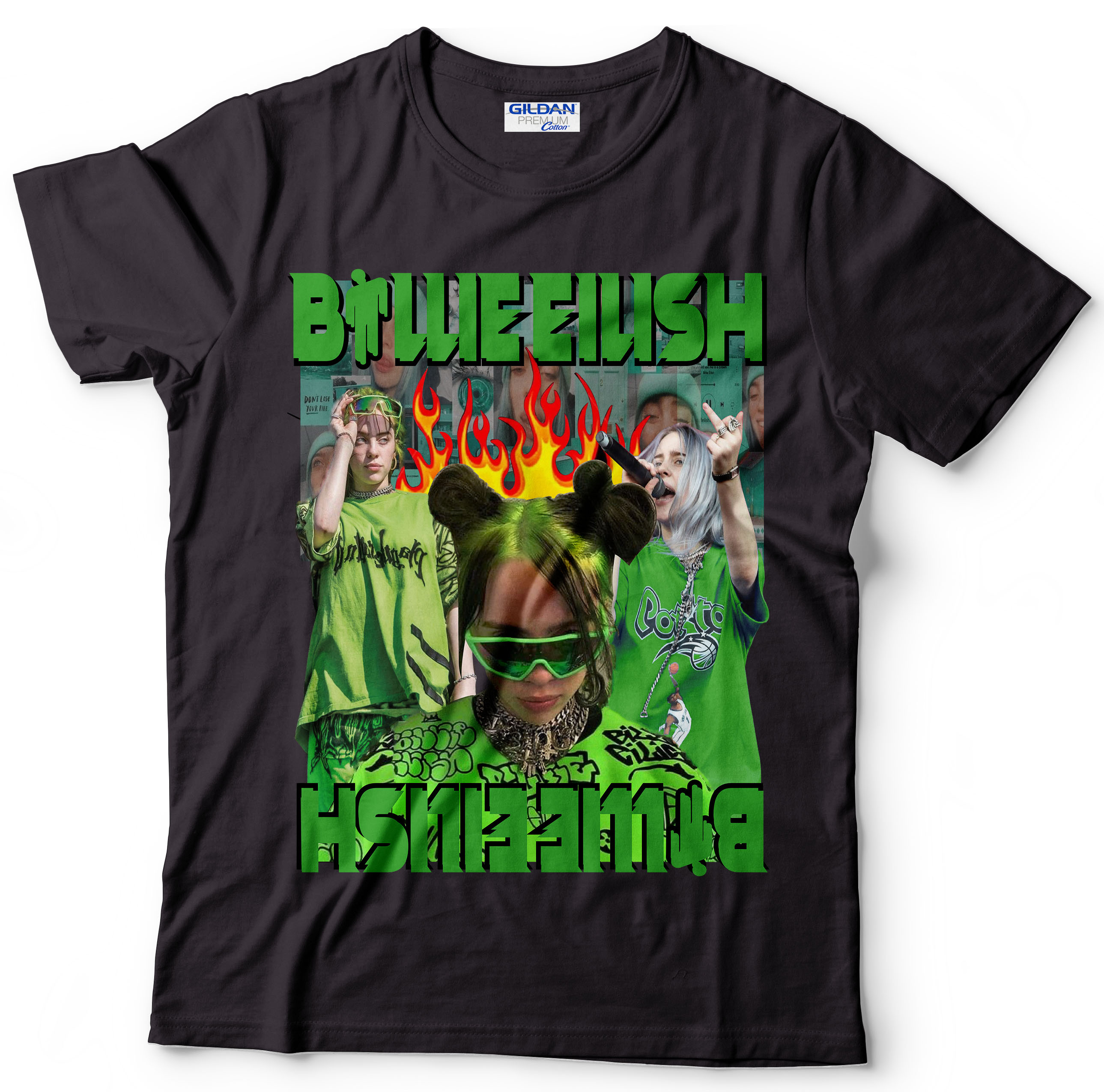เสื้อยืดลายBillie eillish GILDAN USA COTTON100
