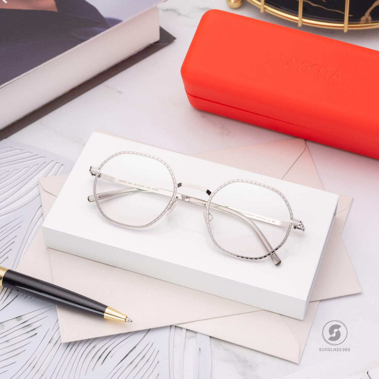 แว่นสายตา MYKITA AURI 051 Shiny Silver