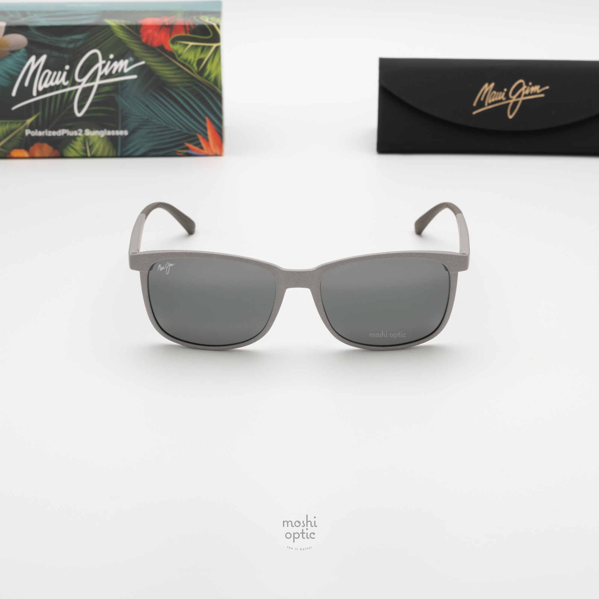 แว่นกันแดด Maui Hulili MJ 672 14 Neutral Grey Maui Pure