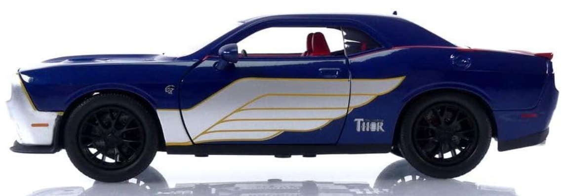 พรีออเดอร์ Jada โมเดลรถ โมเดลรถยนต์ Marvel 2015 Dodge Challenger SRT Hellcat แถม โมเดล 2.75" Thor