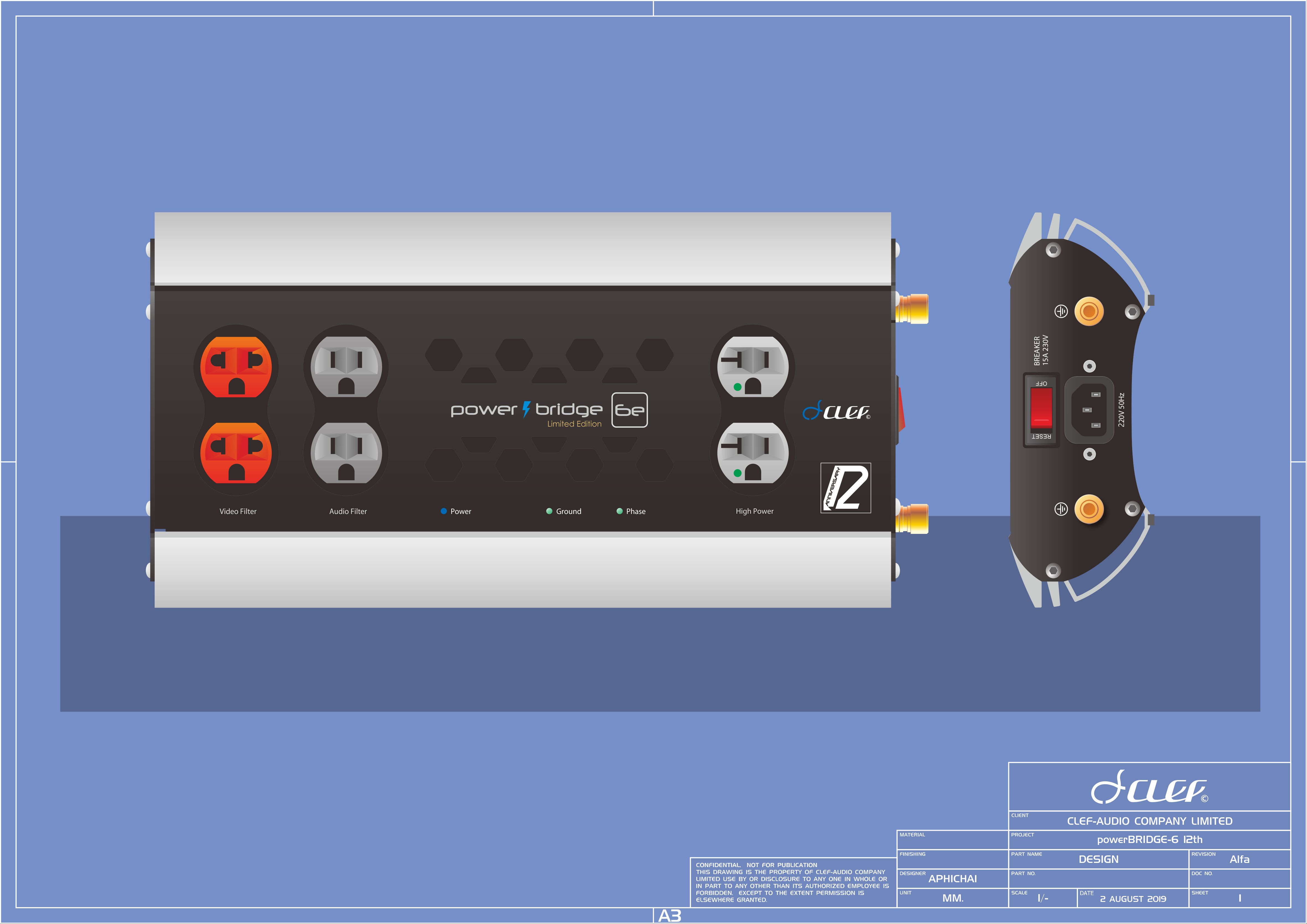 Clef Power Bridge 6e 12th Limited Edition