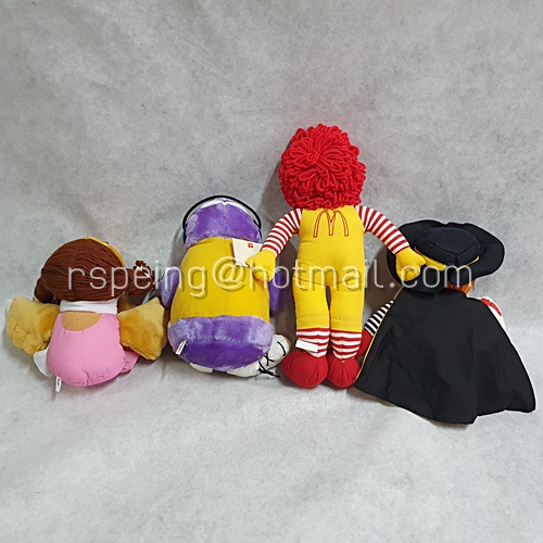 ตุ๊กตาผ้า โรนัลด์ แมคโดนัลด์ Ronald McDonald และผองเพื่อน ครบทีม
