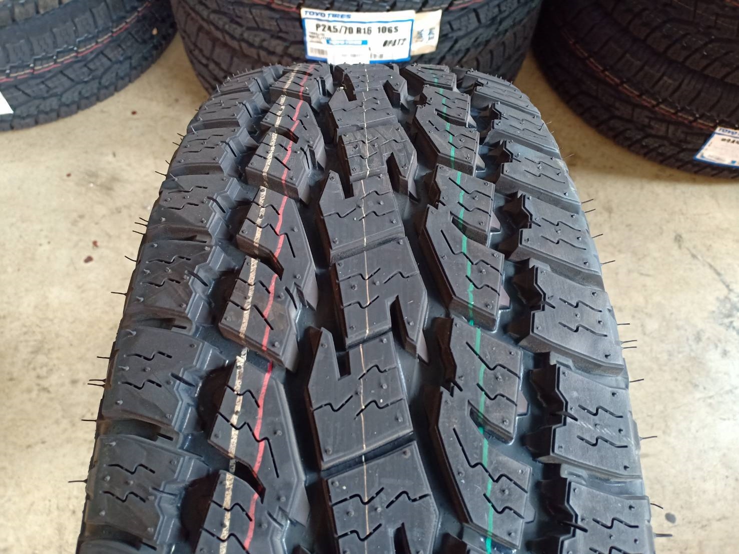 TOYO OPAT2 245/70-16 เส้น 3,xxx ปกติ 6500 ปี18 ยางญี่ปุ่น ลดราคา