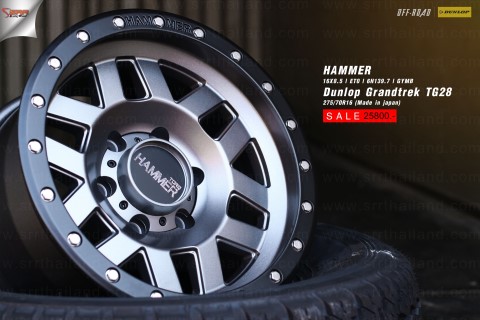 PROMOTION HAMMER OFF ROAD ขอบ16 ทถกลาย จับคู่ยาง BF ชุด 39800 บาท